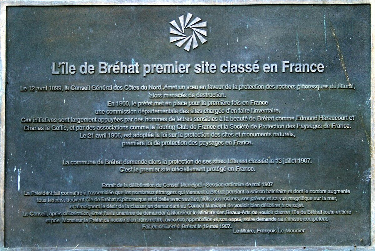 Ile de Bréhat 1er site classé de France