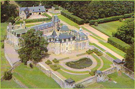 La charmille du château de Lanvellec