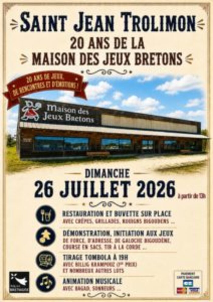 20 ans de la Maison des Jeux  à Saint-Jean-Trolimon (29)
