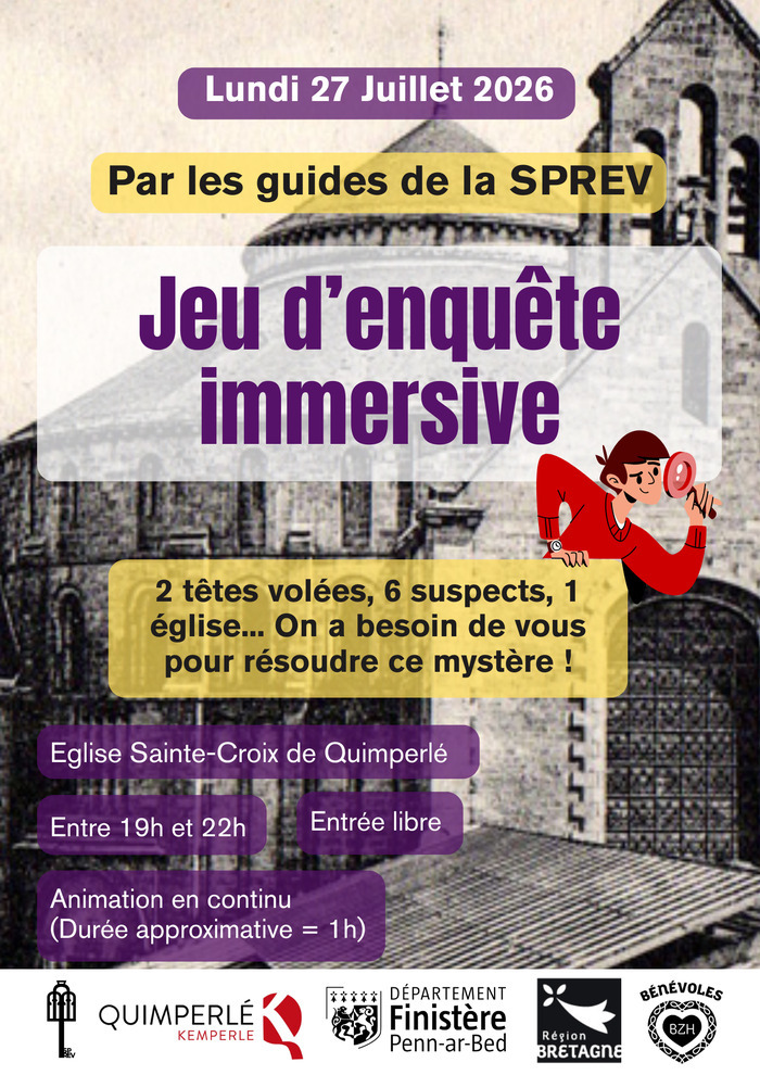 Enquête immersive dans l&rsquo;église Sainte-Croix de Quimperlé